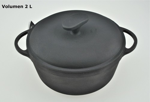 Liter gusseisen schmortopf - gusseisen,