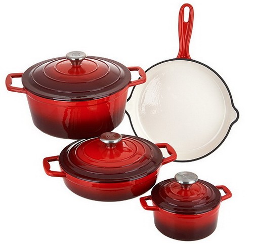 Gusseisen kochtopf set topfset - gusseisen, kochtopf-set