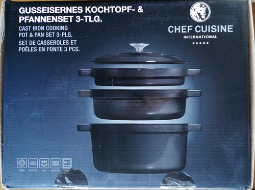 Chef cuisine gusseisernes - chef,